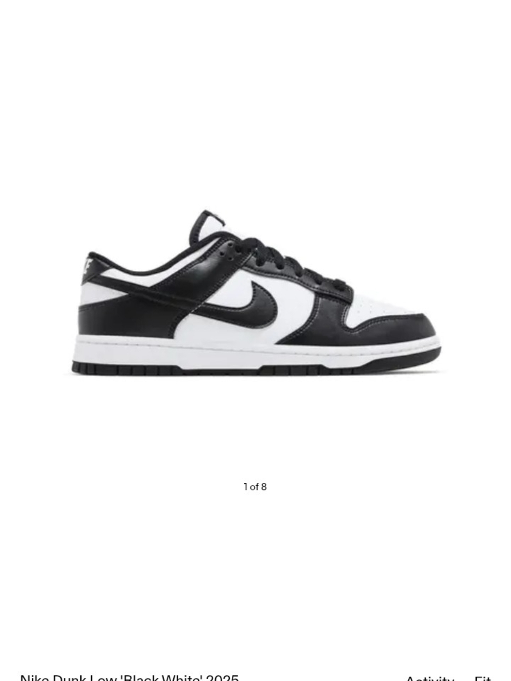 Nike Kids' Dunk Low - Black/White